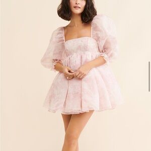 Selkie Puff Organza Dress sz S